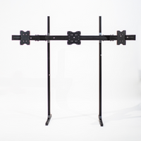 Apevie Simulator External Triple Monitor Stand up to 34" Monitor or TV
