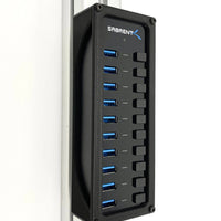 USB 10 Port 60W Hub Mount ONLY (Sabrent usb hub not included)