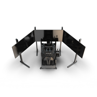 Apevie External Triple Monitor Stands