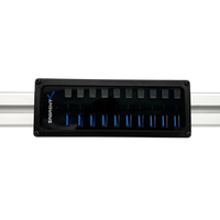 USB 10 Port 60W Hub Mount ONLY (Sabrent usb hub not included)