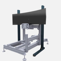 Apevie Simulator External Single Monitor Stand up to 90" Monitors