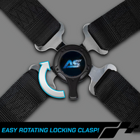 Apevie Simulator 4-Point Harness Seat Belt