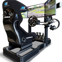 Apevie Simulator - AS-M3 Sim Racing Seat Black / Red