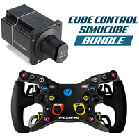 Cube Controls Wheel & Simucube Wheel Base Sim Racing Bundle