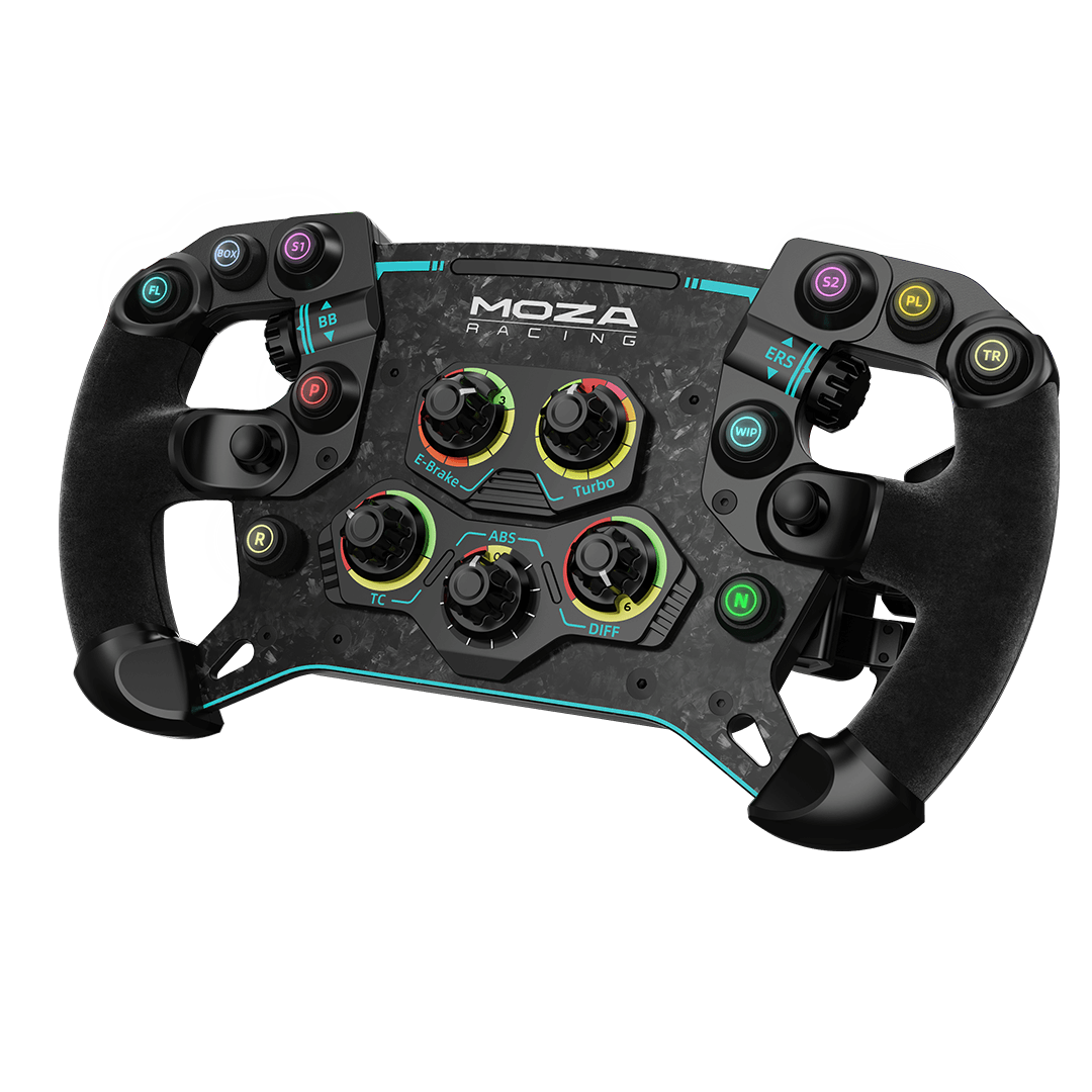 Moza Racing GS Steering Wheel V2P (Alcantara / Leather)