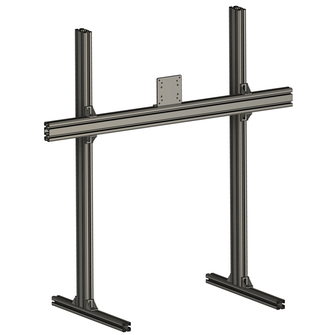 Apevie Simulator External Single Monitor Stand up to 75" Monitor or TV