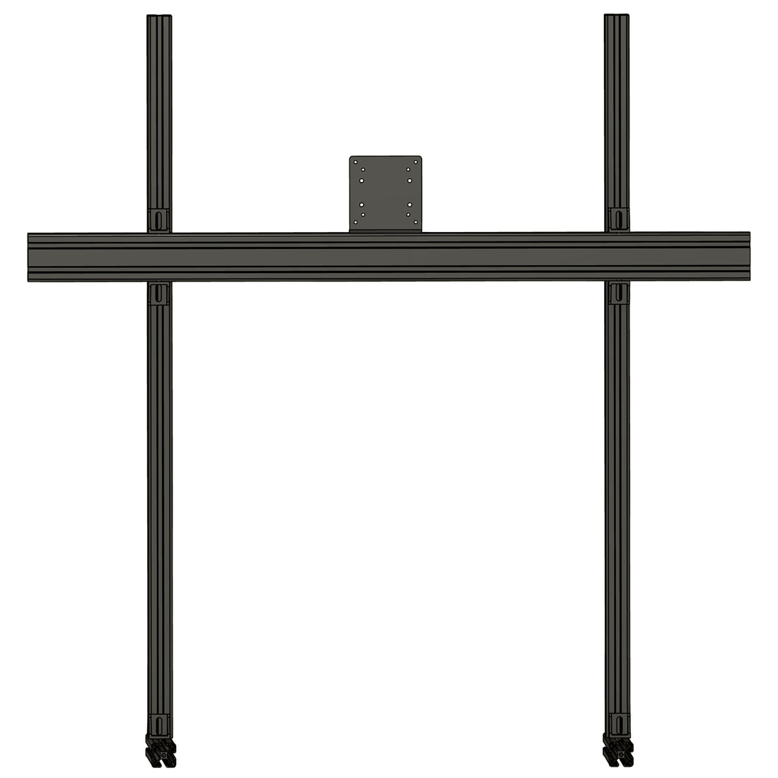 Apevie Simulator External Single Monitor Stand up to 75" Monitor or TV