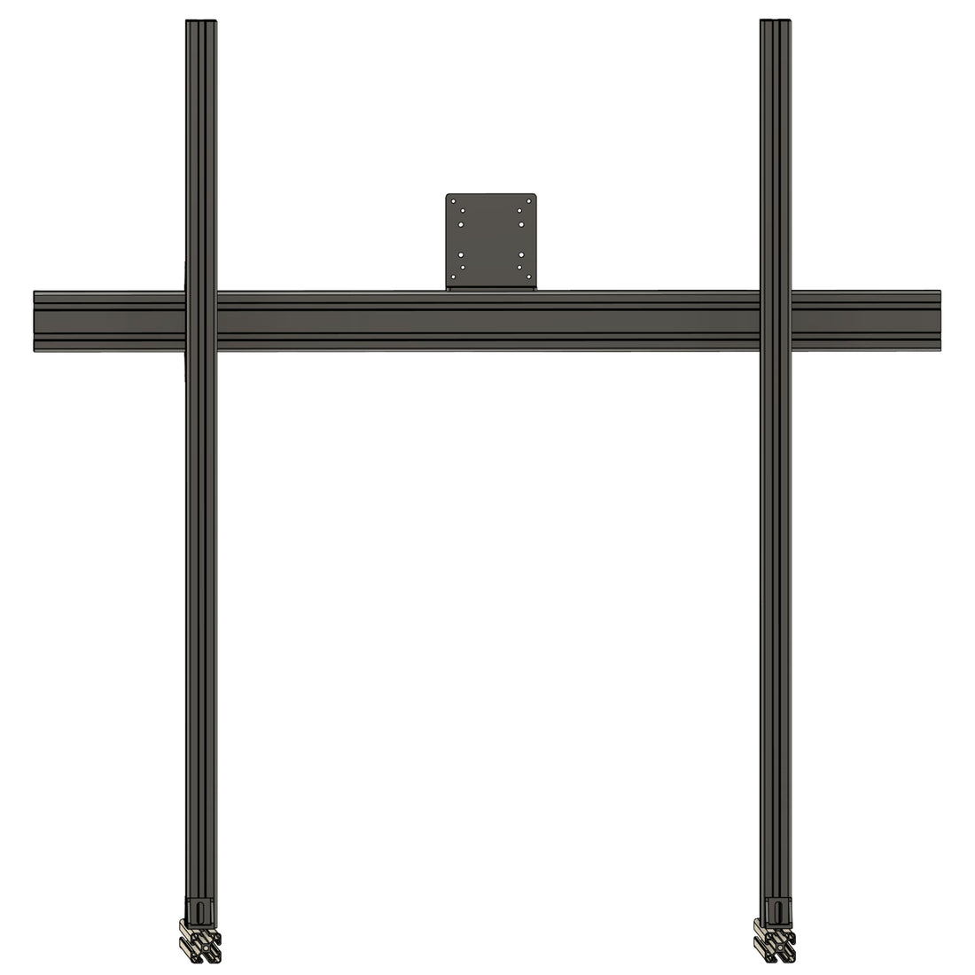 Apevie Simulator External Single Monitor Stand up to 75" Monitor or TV