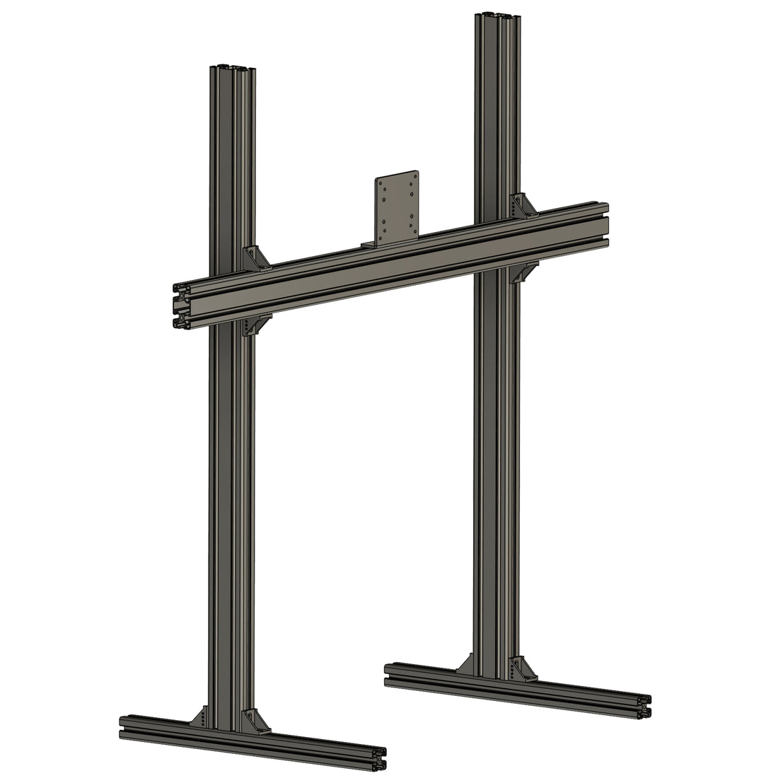 Apevie Simulator External Single Monitor Stand up to 75" Monitor or TV
