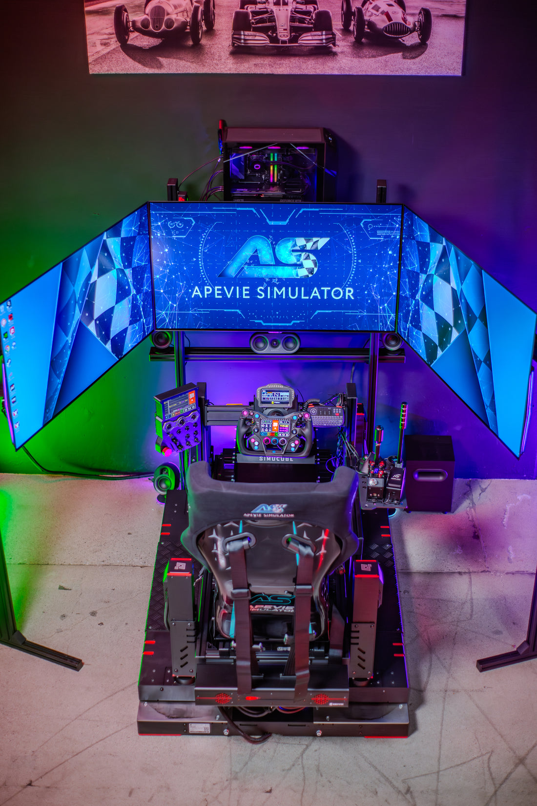 AS2 5 DOF Traction Loss Motion Simulator