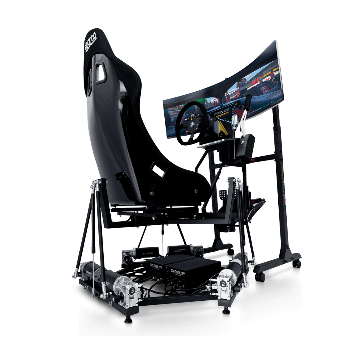 A Complete 6DOF Racing Simulator, Built and Configured for You
