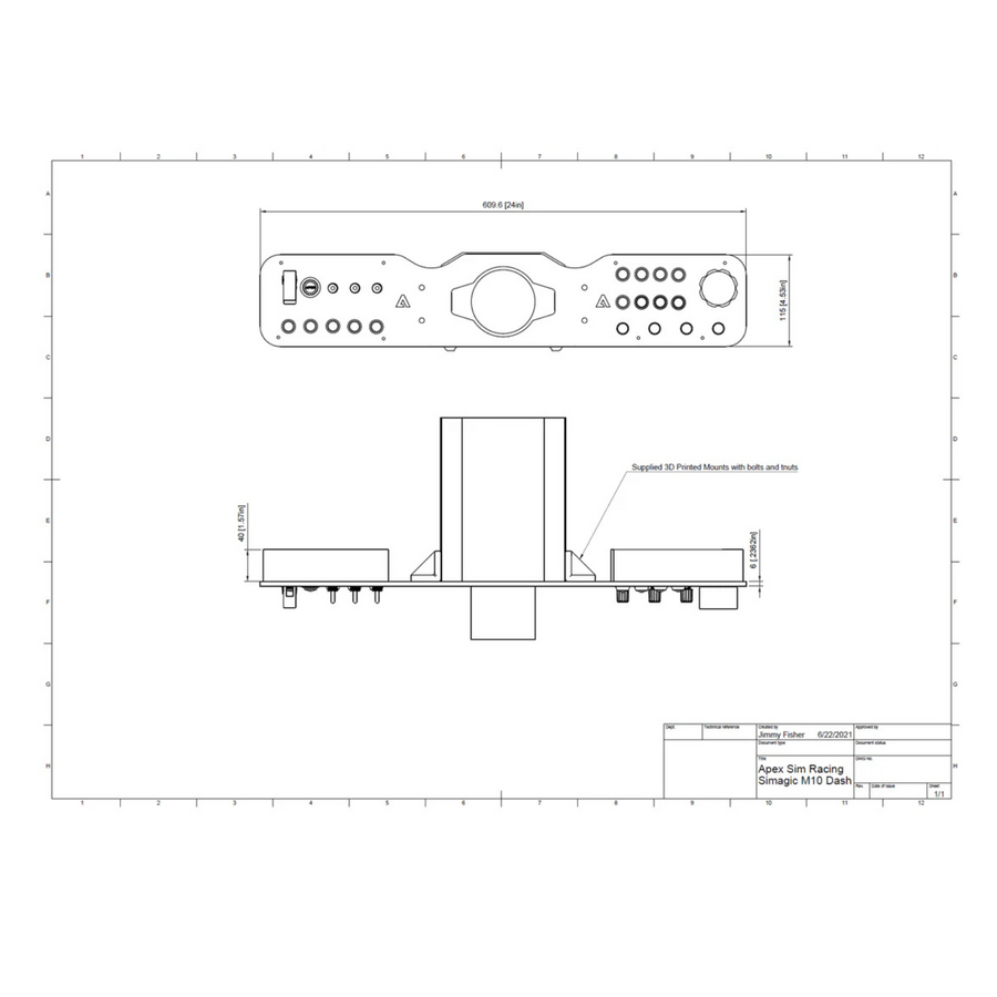 Simagic M10 Dash Board