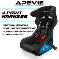 Apevie Simulator 4-Point Harness
