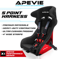 Apevie Simulator 5-Point Harness