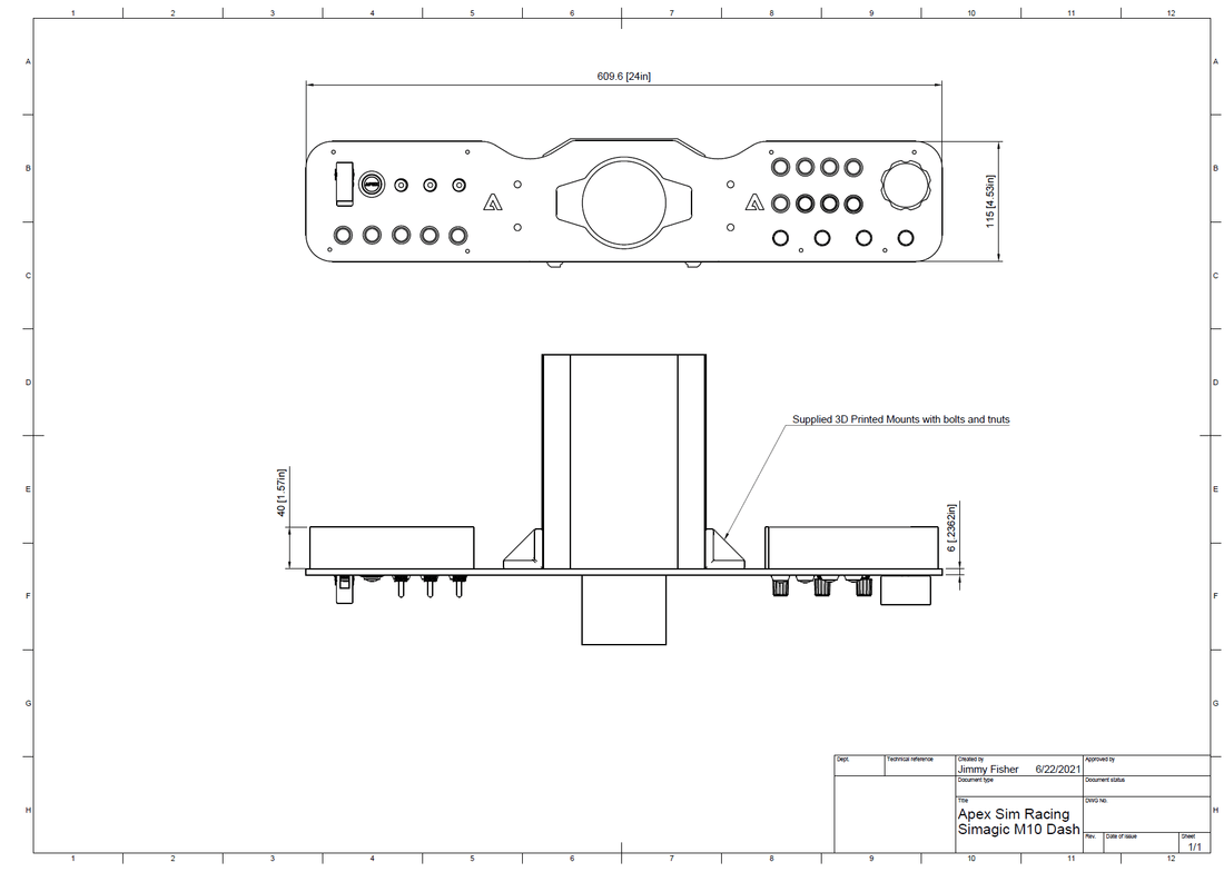 Simagic M10 Dash Board
