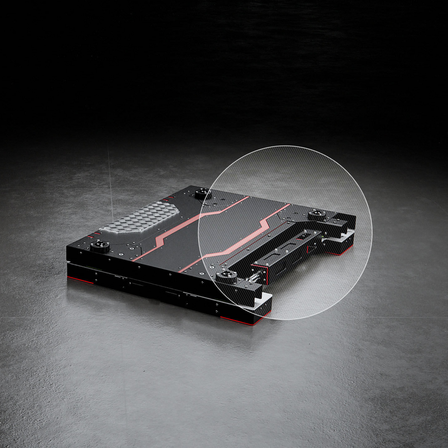 QS-CH2 2DOF motion platform with traction loss