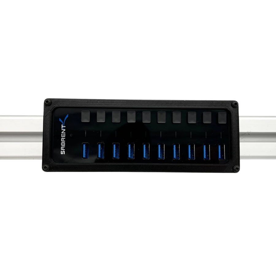 USB 10 Port 60W Hub Mount ONLY (Sabrent usb hub not included)