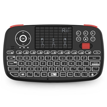 Rii Dual Mode Multimedia Keyboard Touchpad Combo - i4