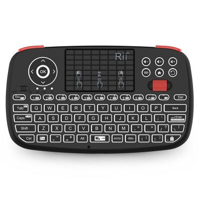 Rii Dual Mode Multimedia Keyboard Touchpad Combo - i4