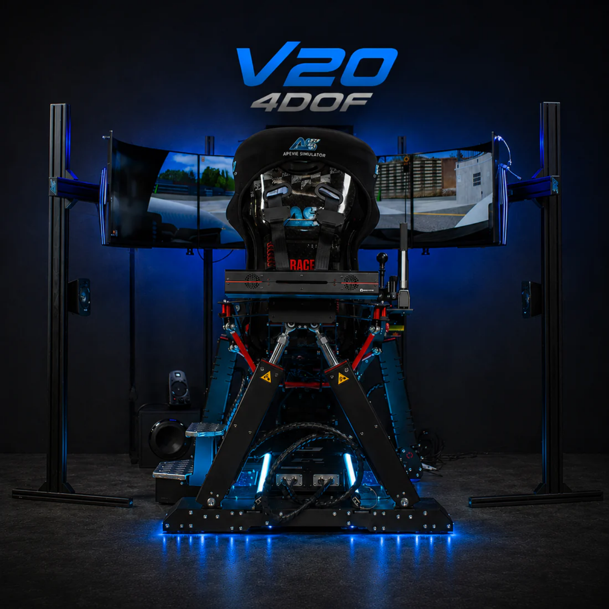 AS3 4DOF Racing Simulator