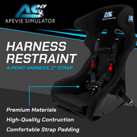 Apevie Simulator 4-Point Harness Seat Belt
