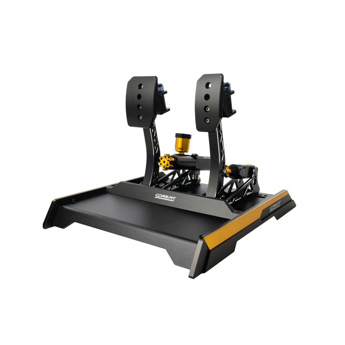 Conspit CPP EVO two-pedal set V2 for sim racing — product photo, front view.