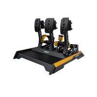 Conspit CPP EVO three-pedal set for sim racing — product photo, front view.