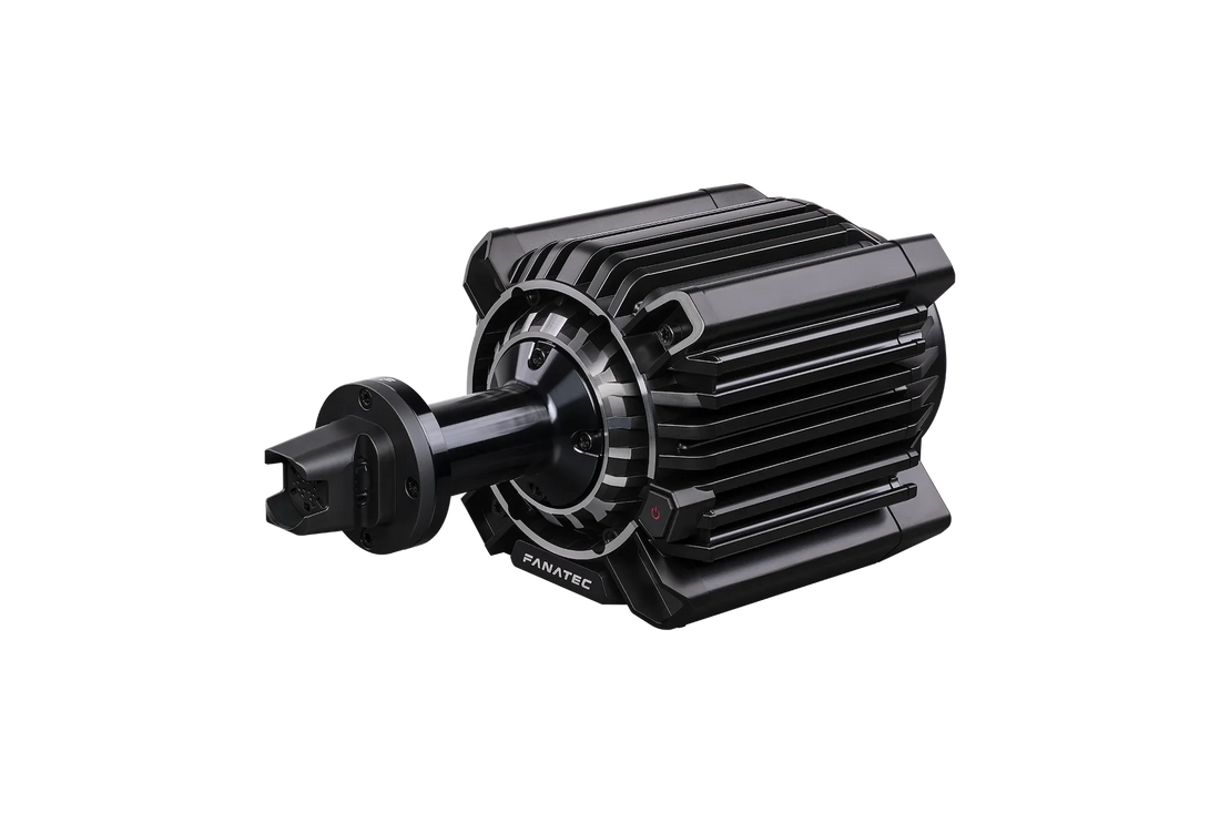 Fanatec Podium DD direct-drive wheelbase, 25Nm — product photo, front view.