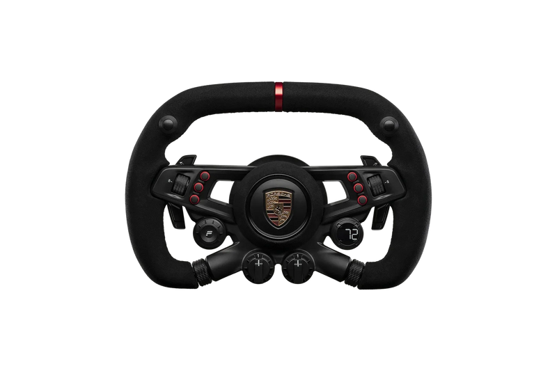 Fanatec Porsche Vision GT steering wheel — product photo, front view.
