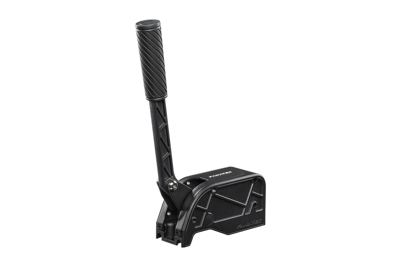 Fanatec ClubSport Handbrake V2 for sim racing, product view.