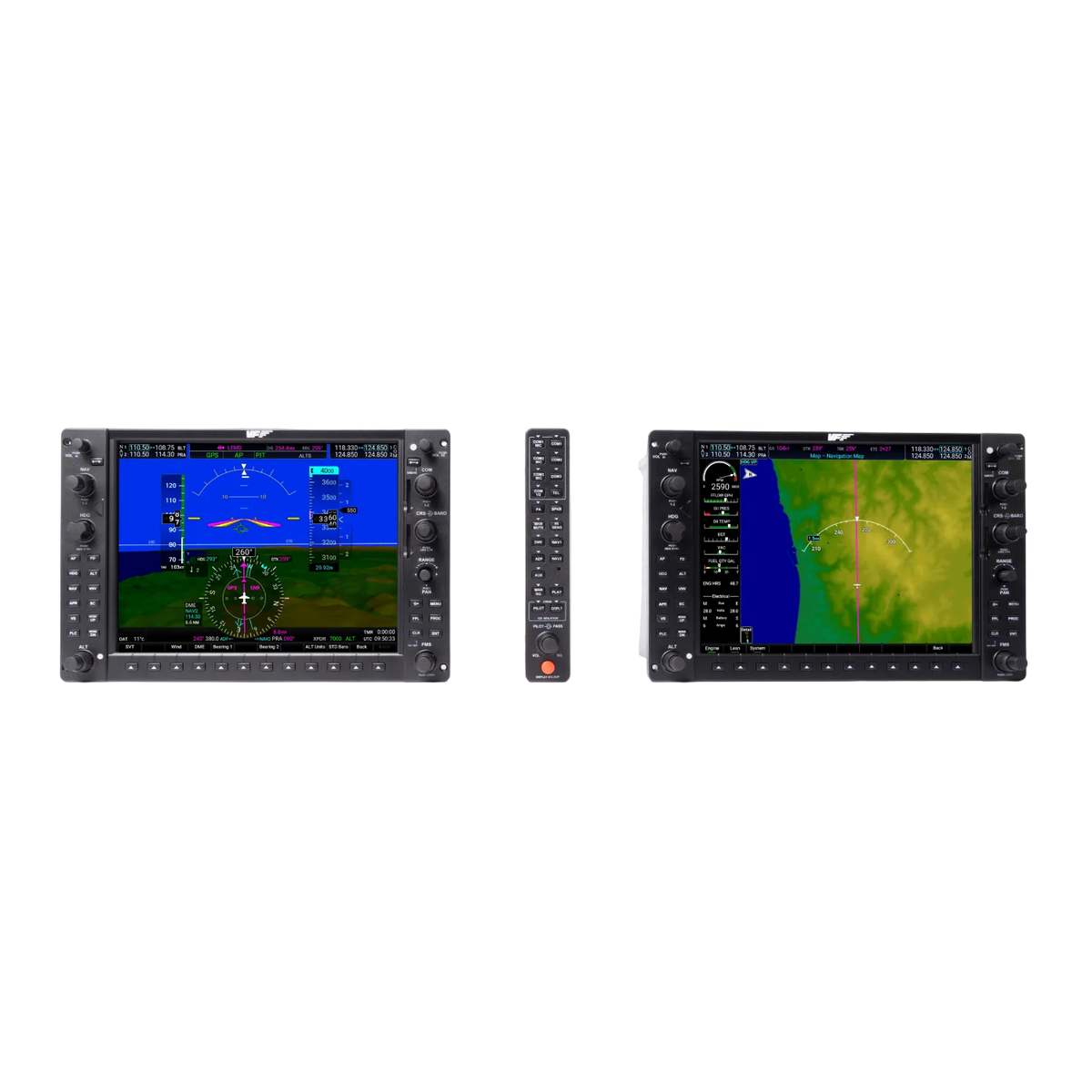 DUAL 10.4-INCH PFD & MFD WITH FUNCTIONAL CONTROLS