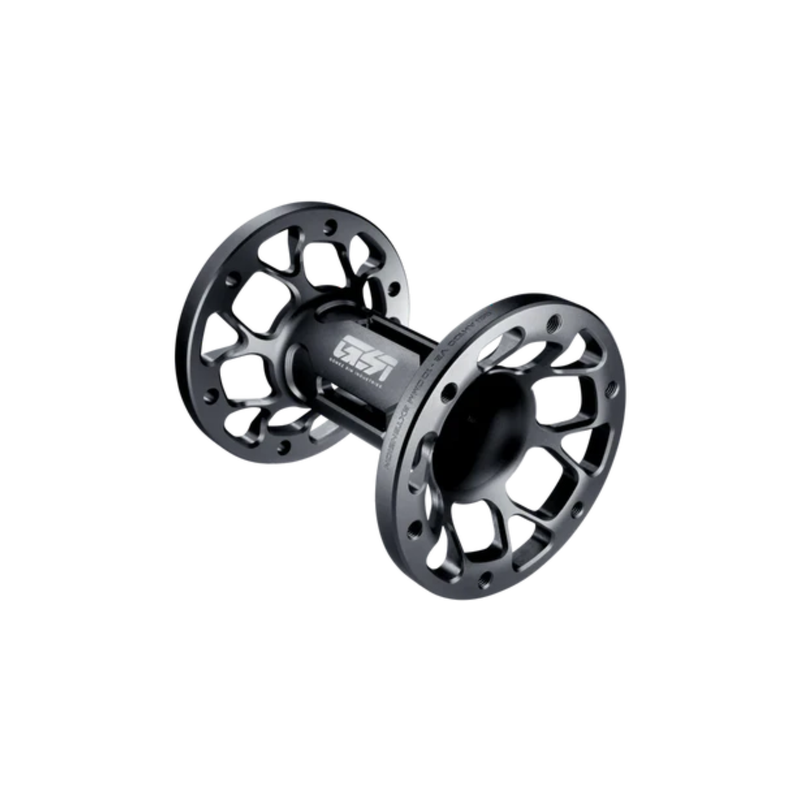 GSI AH100 steering wheel hub — product photo, front view.