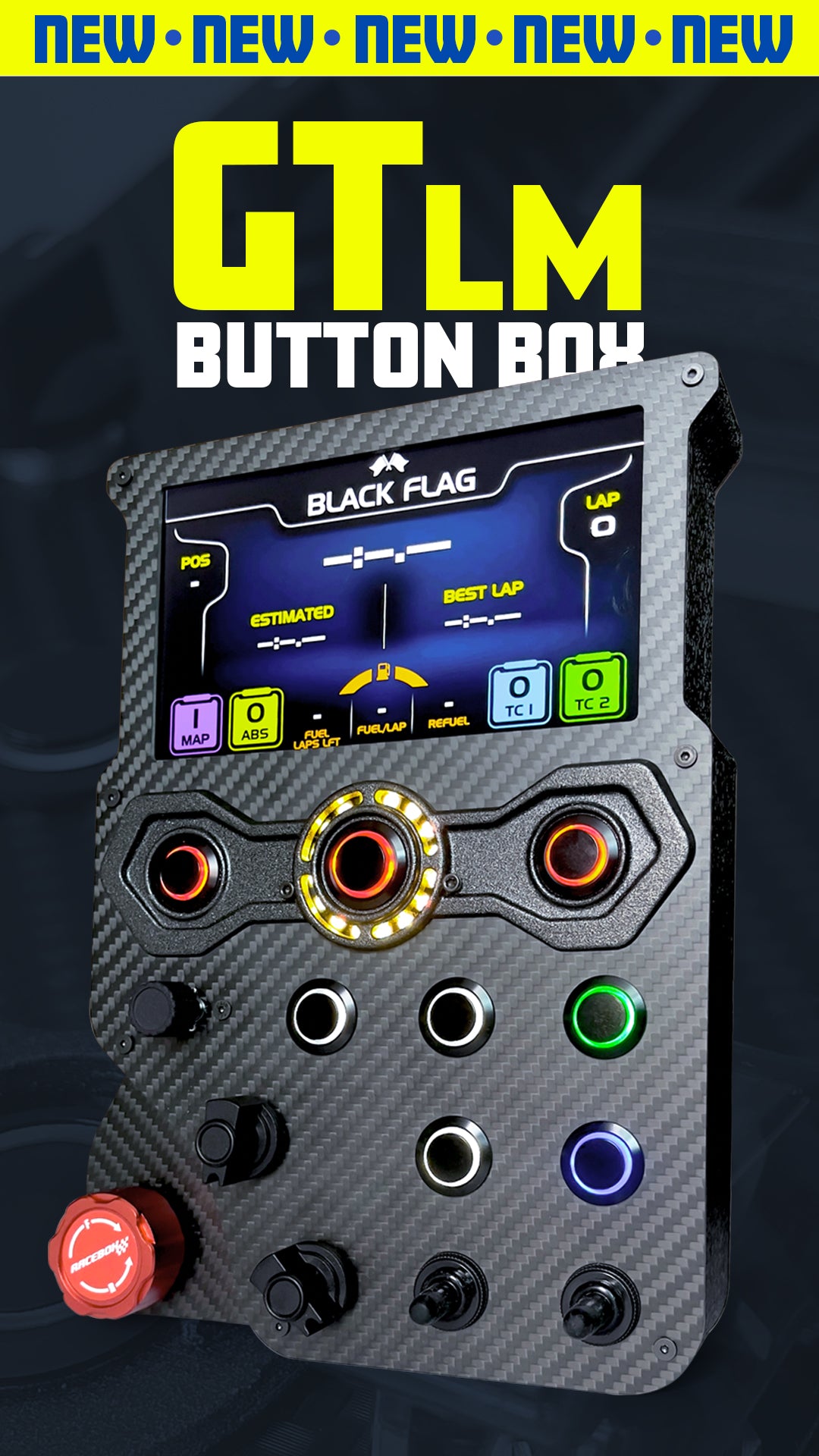 GT-LM Carbon Fiber Button box