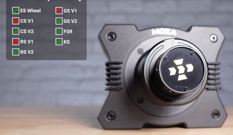 Moza Racing R12 Wheel Base (V2) | Sim Racing Wheel Base – ApevieSimulator