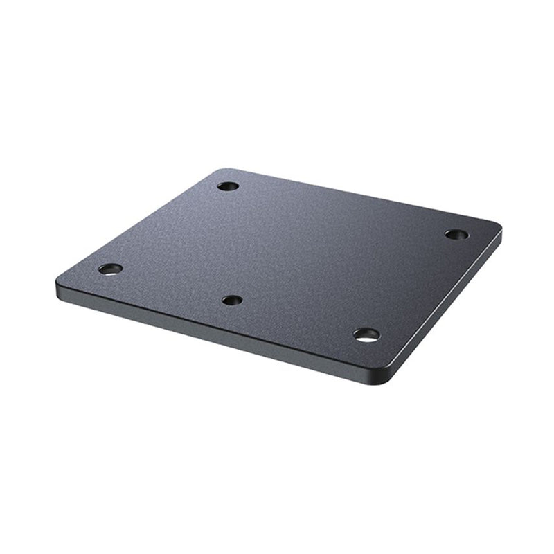 Moza Racing 4-pin to 3-pin adapter plate — product photo, front view.
