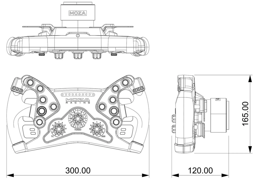 Moza Racing KS Steering Wheel