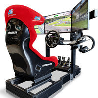 Apevie Simulator  - AS-M3 Sim Racing Seat Black / Red
