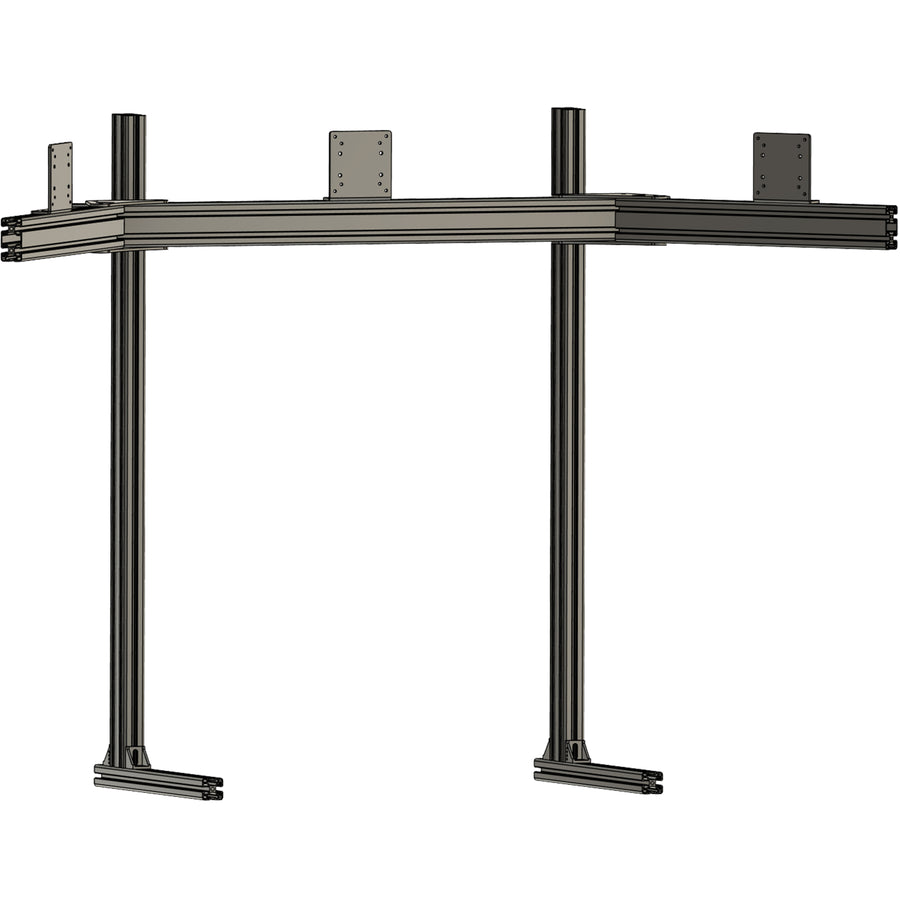 Apevie Simulator External Triple Monitor Stand up to 34" Monitor or TV