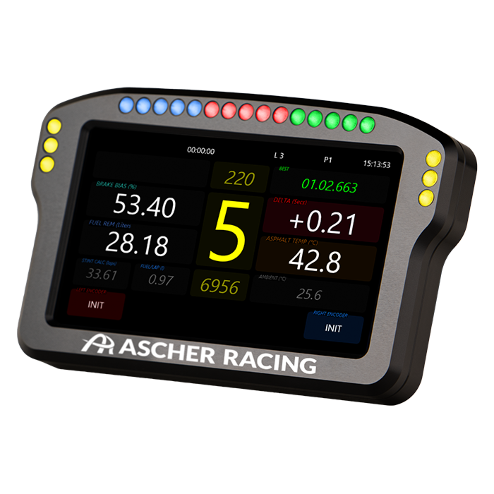 Ascher Racing Dashboard 5 Inches