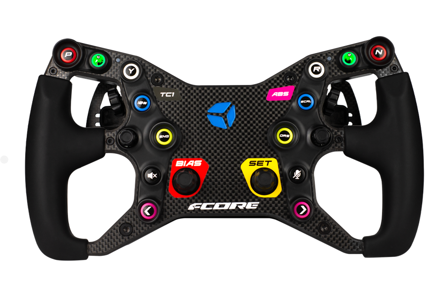Cube Controls F-Core Steering Wheel 2 Pedals ( USB/Bluetooth Dual Mode )
