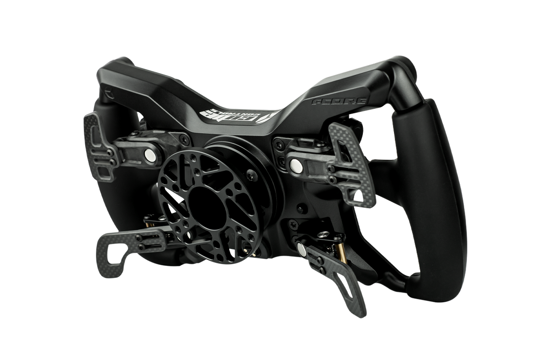 Cube Controls F-Core Steering Wheel 2 Pedals ( USB/Bluetooth Dual Mode )