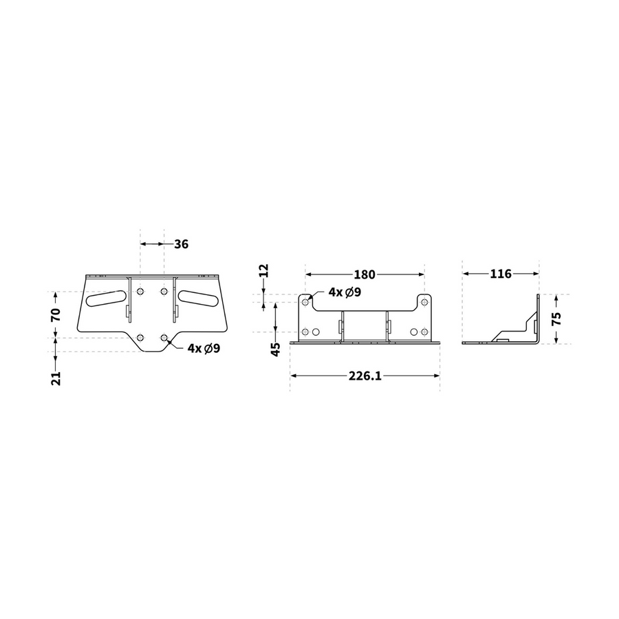 Qubic System BT-1 Brackets