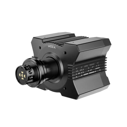 Moza Racing R9 V3 direct-drive wheelbase — black direct-drive base, product view.