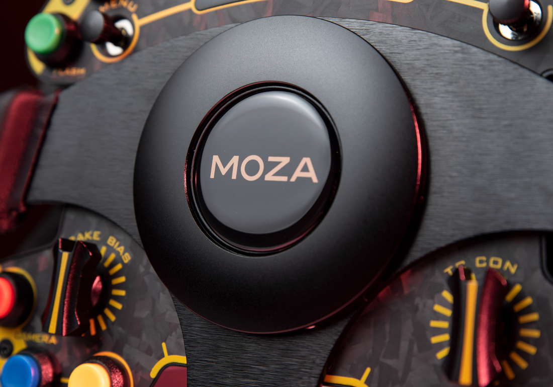 MOZA Racing RS Steering Wheel D-Shape Leather V1