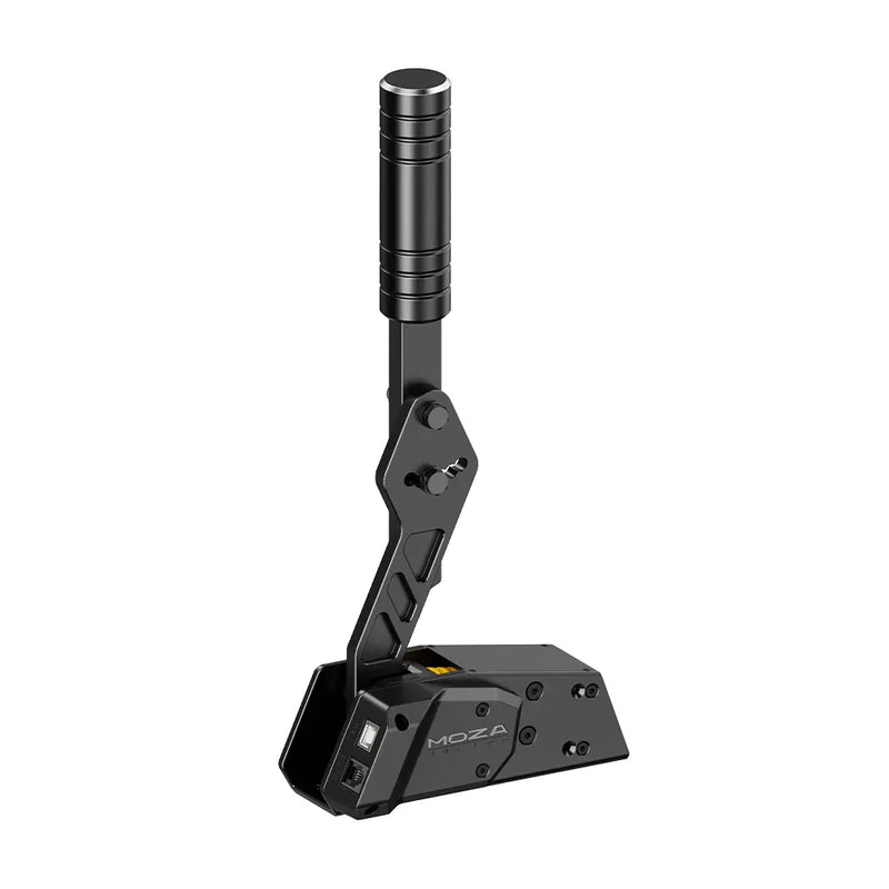 Moza Racing HBP handbrake for sim racing — product photo, front view.