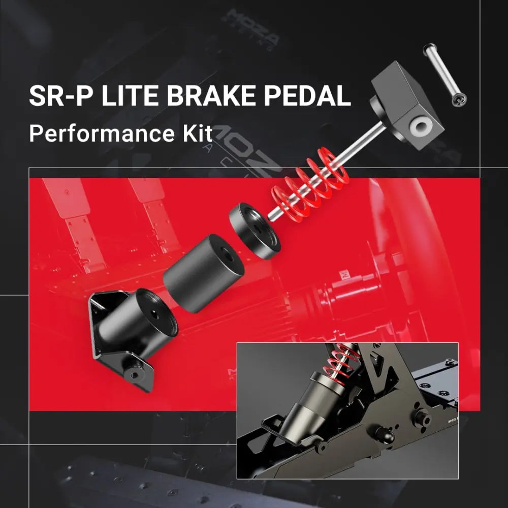 moza sr-p lite brake pedal performance upgrade-kit Moza Racing SR-P Lite Performance Kit